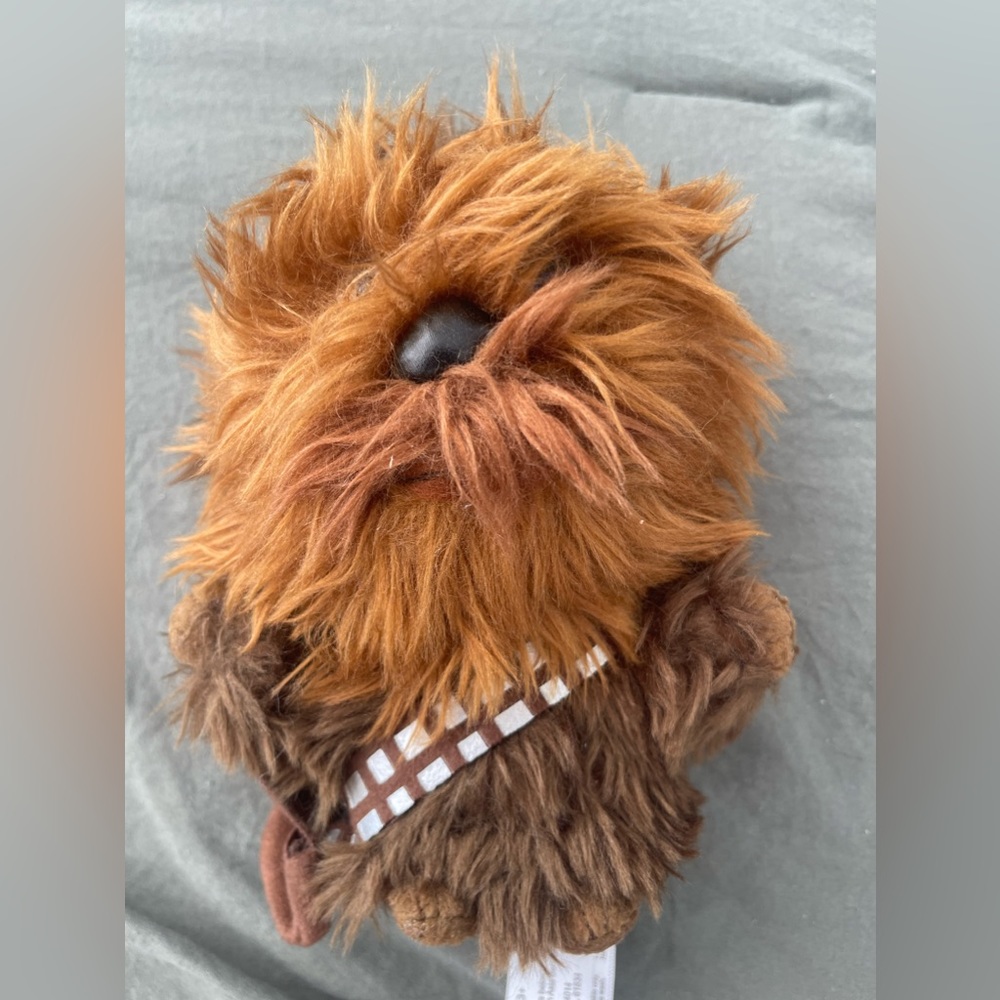 Star Wars for Pets Plush Chewbacca Figure Dog Toy | Soft Star
